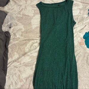 Green Sleeveless Dress